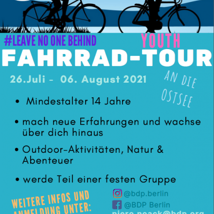 #Leavenoonebehind Fahrradtour